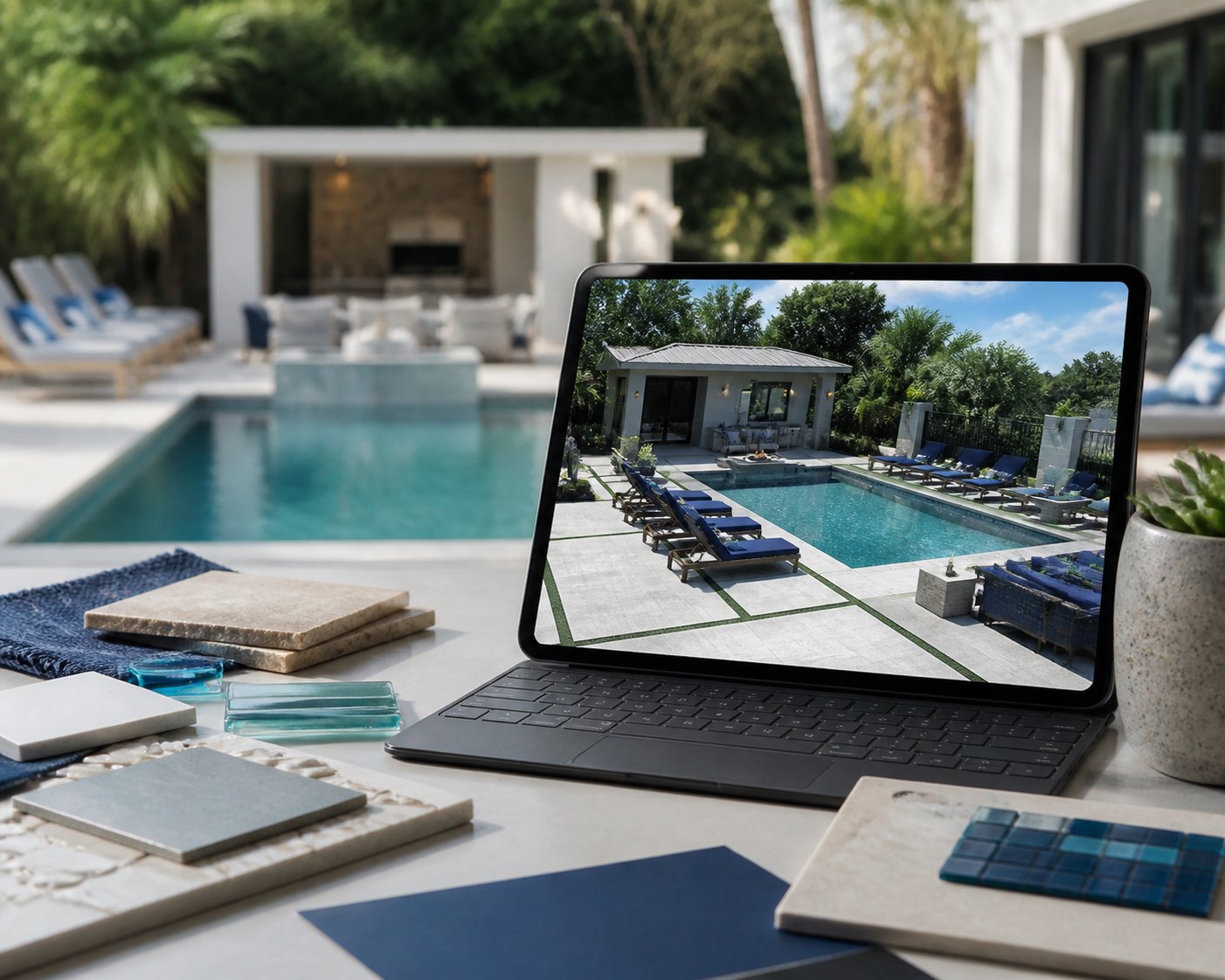 Pool design rendering